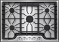 Frigidaire Gallery Cooktop 30" Gas FGGC3047QS
