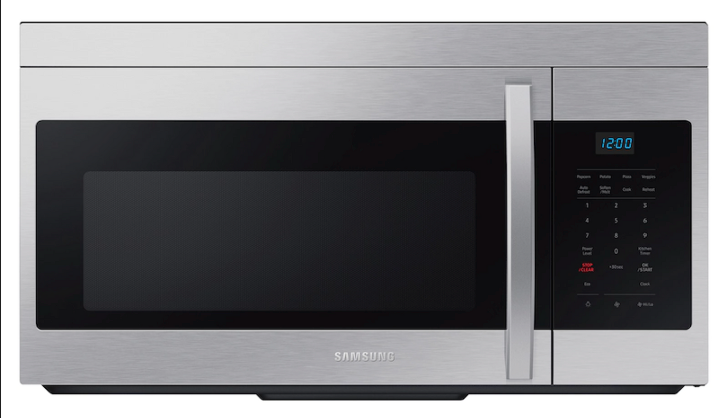 Microondas sobre la estufa de 1.6 cu. ft. con Auto Cook en acero inoxidable