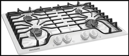 Frigidaire Cocina "CookTop" de gas de 30 pulgadas - Blanco Ffgc3026sw